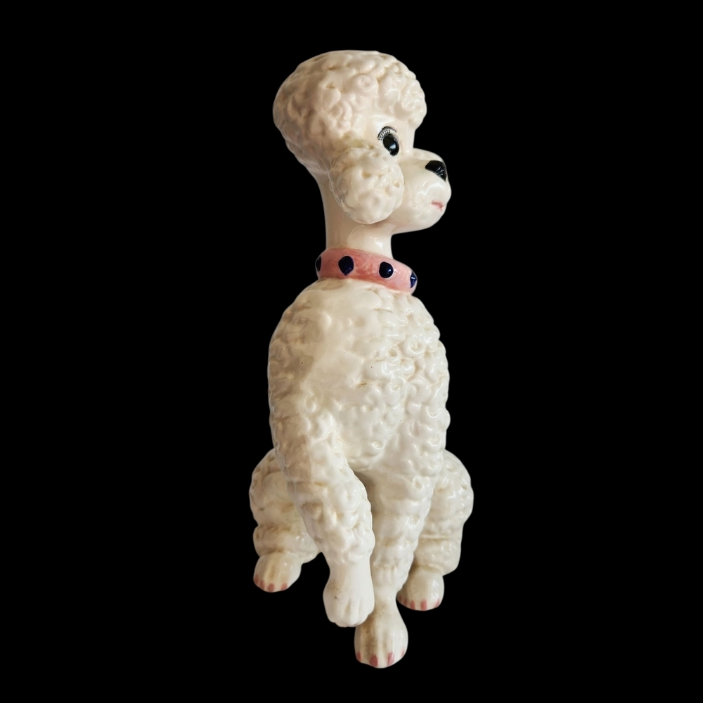 Vintage Curly Poodle Statue 1971 MCM Hollywood Regency - Picture 7 of 14